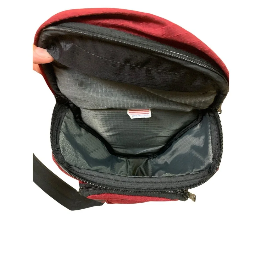Tamrac Red‎ Padded Camera Bag DSLR Mirrorless Lens Travel Carry Case Vintage 8x7